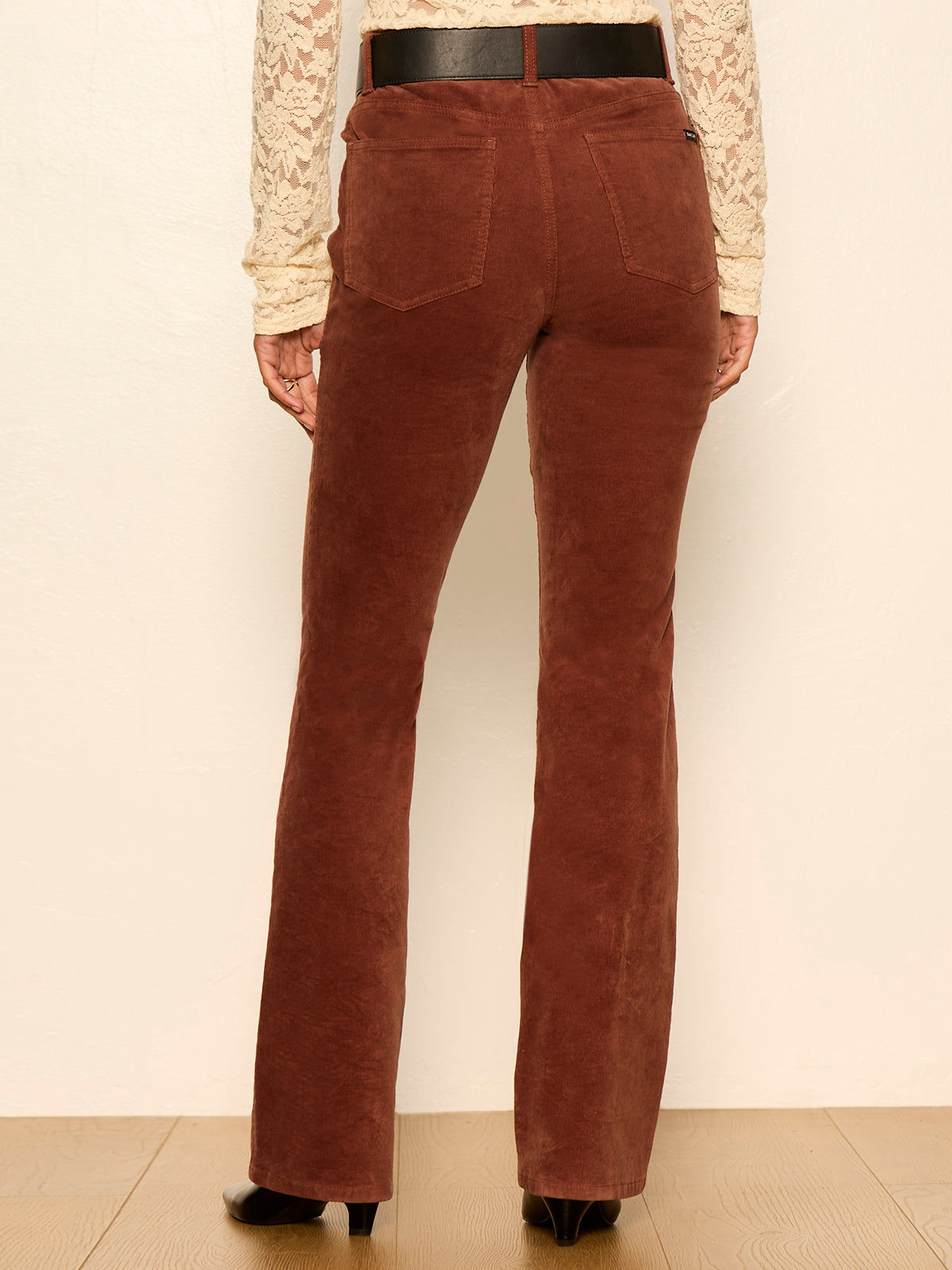 Sanctuary Play Date Corduroy Bootcut in Burnt Cocoa
