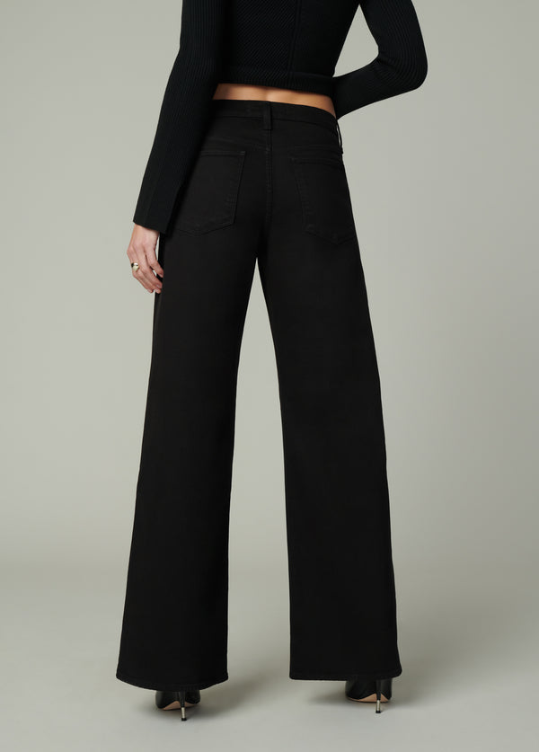 JOE'S JEANS The Lou Lou Low Rise Wide Leg in Black