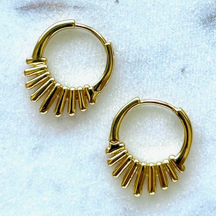 Jessica Matrasko Nova Huggie Earrings