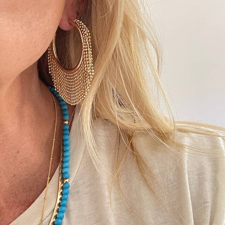 Jessica Matrasko Florence Hoop Earrings
