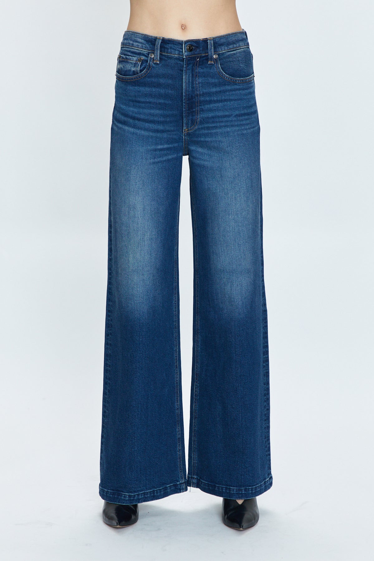 PISTOLA Lana Wide Leg Jean in Mixer