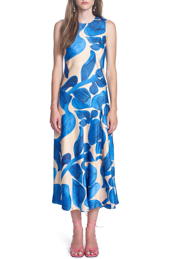 COREY LYNN CALTER Pilar Dress Blue
