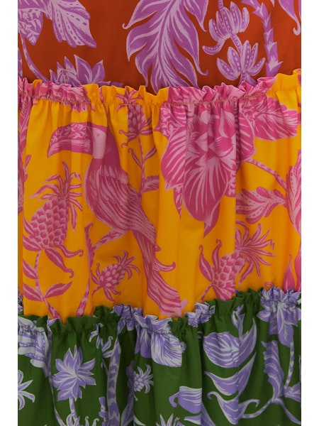 FARM Rio Tropical Swing Mix Midi Dress | Floral | Size XL | Shopbop FARM Rio Tropical Swing Mix Midi Dress | Floral | Size XL | Shopbop