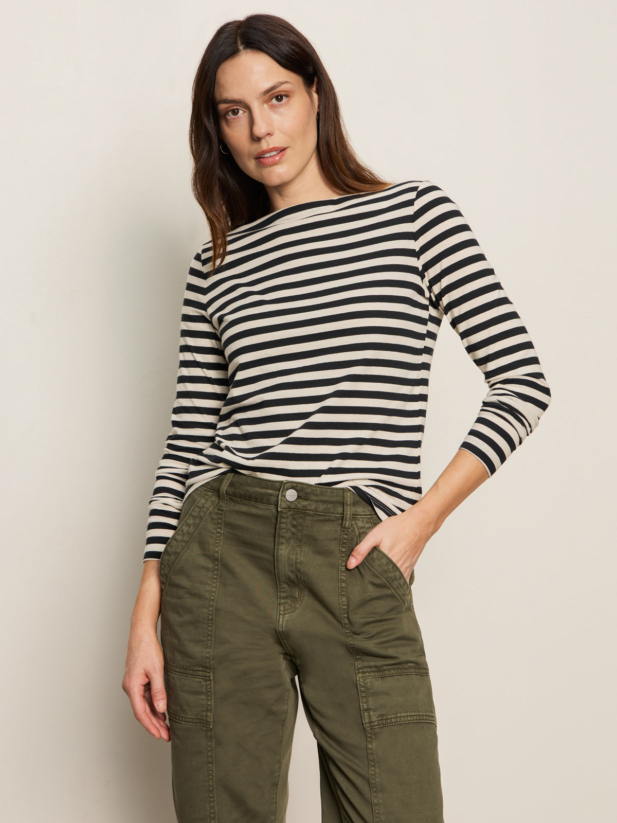 Sanctuary Boatneck LS Tee