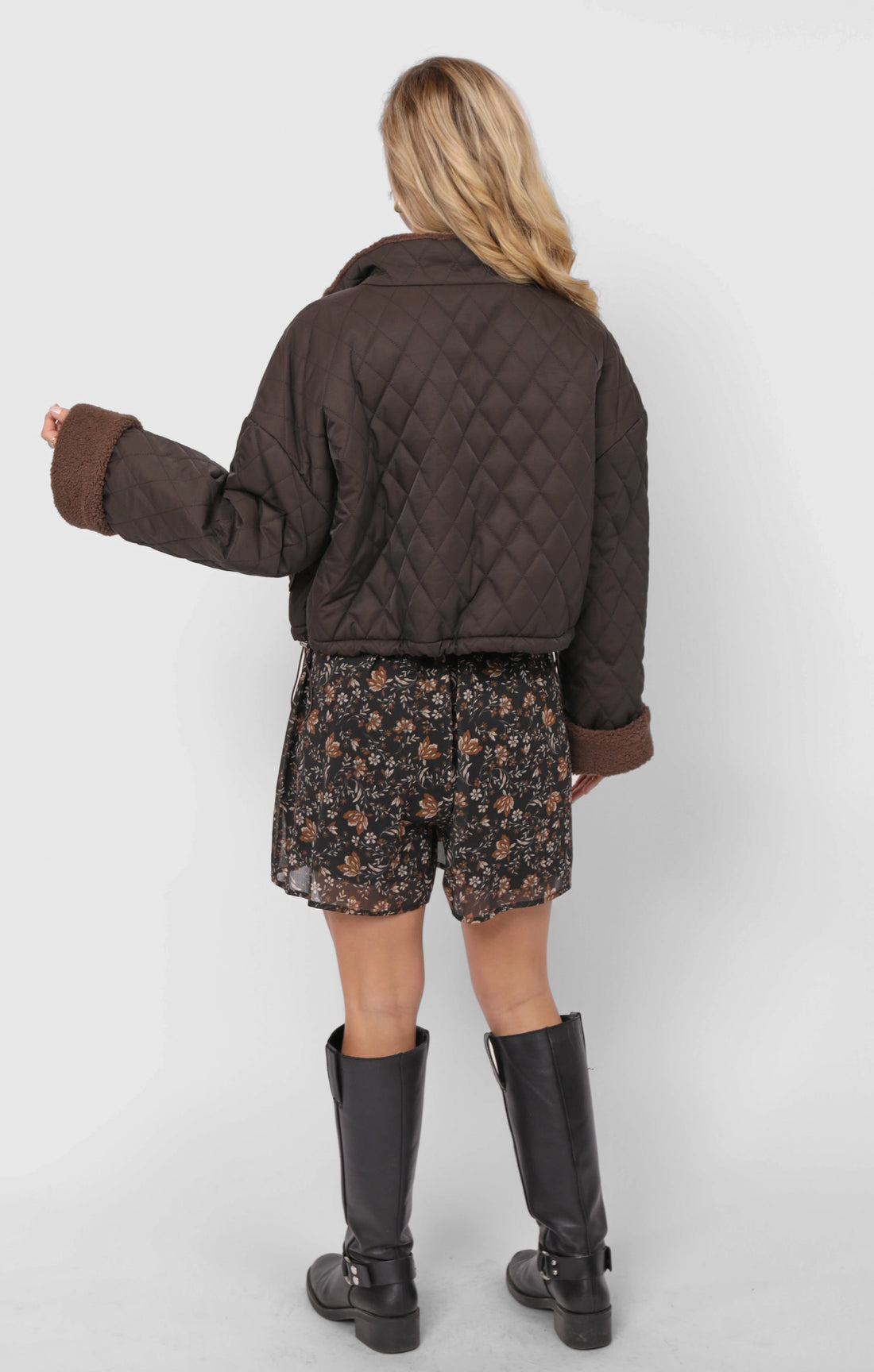 Sadie & Sage Ashton Quilted Reversible Jacket