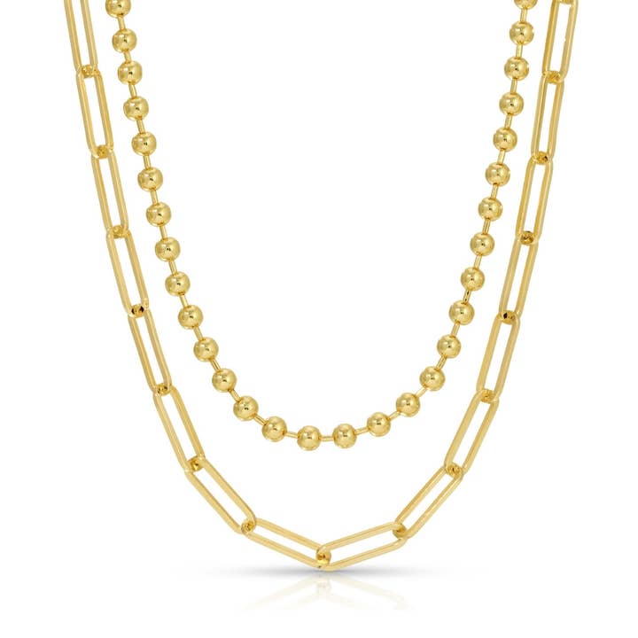 Splendid Iris It's A Vibe Layered Statement Necklace