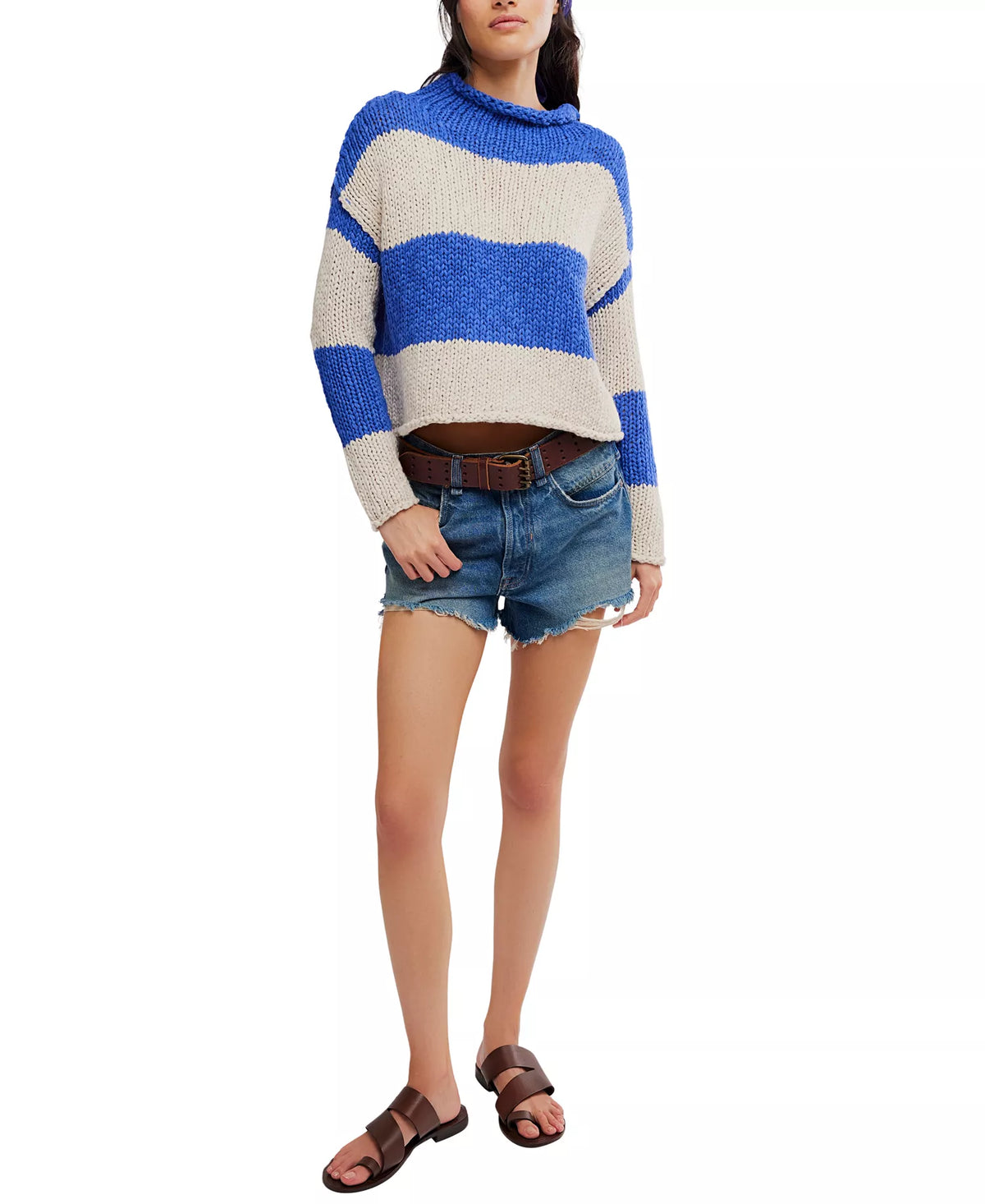 Free People Opal Rugby Stripe Sweater