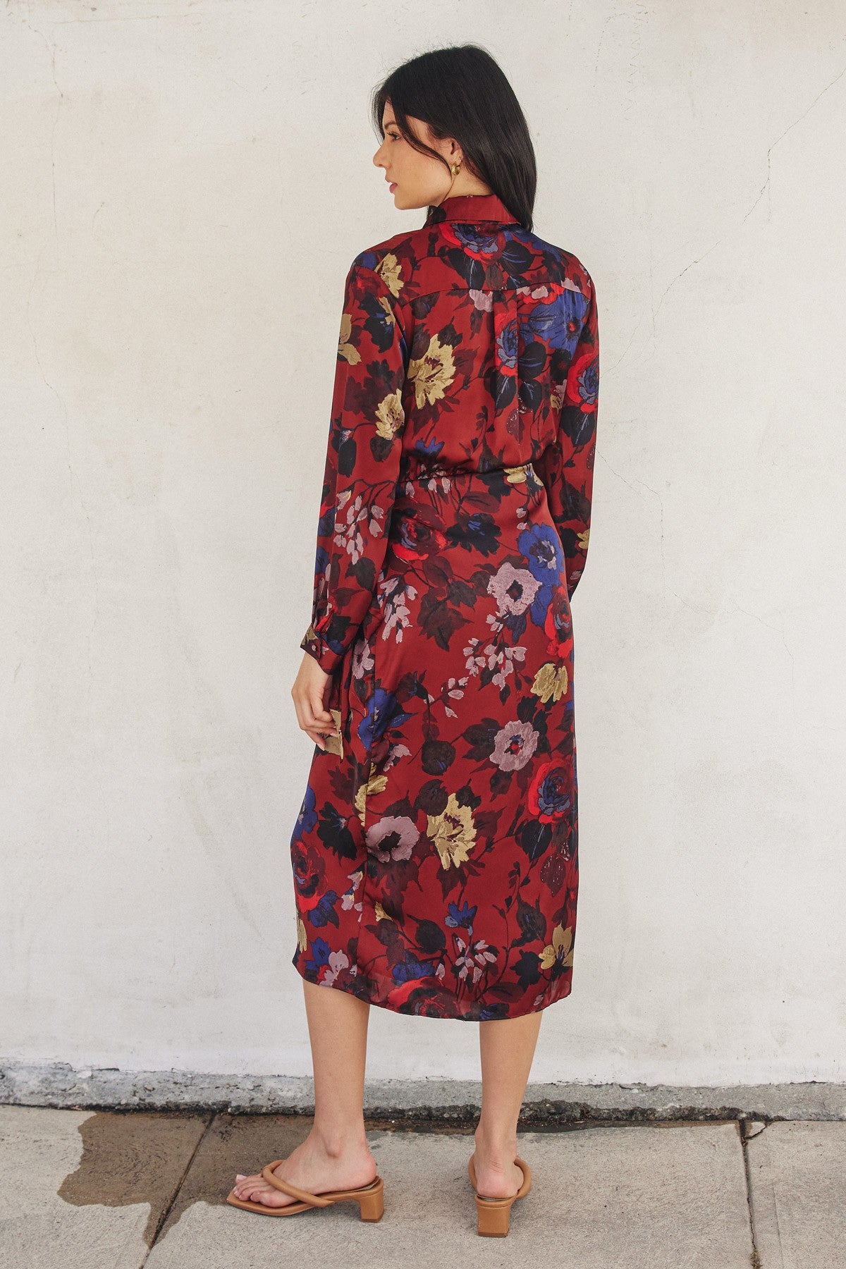 DEON Midi Shirt Wrap Dress
