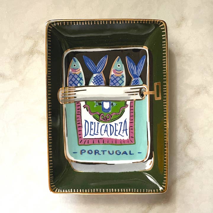 Idlewild Co. Porcelain Trinket Dish