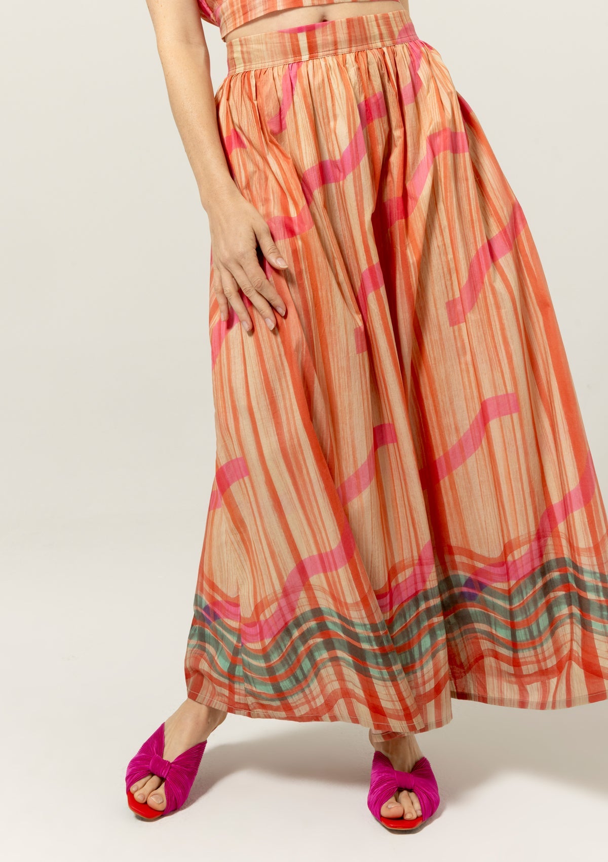 BEL KAZAN Avery Skirt in River