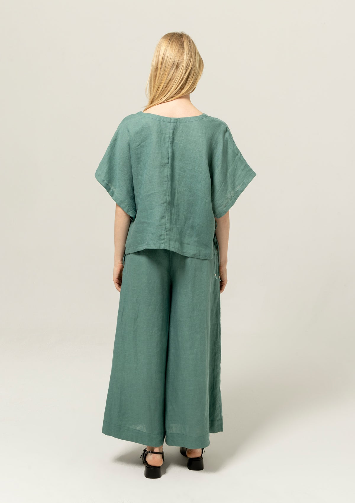 BEL KAZAN Isla Top in Seafoam
