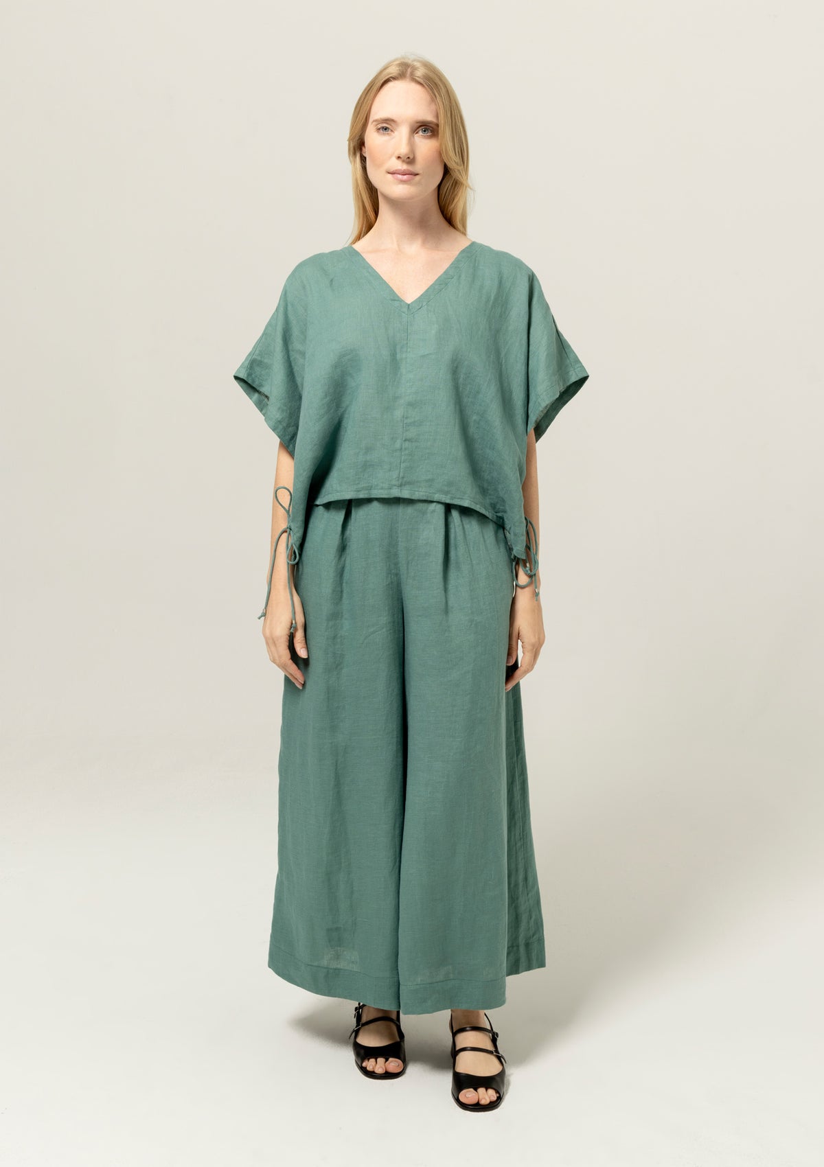 BEL KAZAN Isla Top in Seafoam