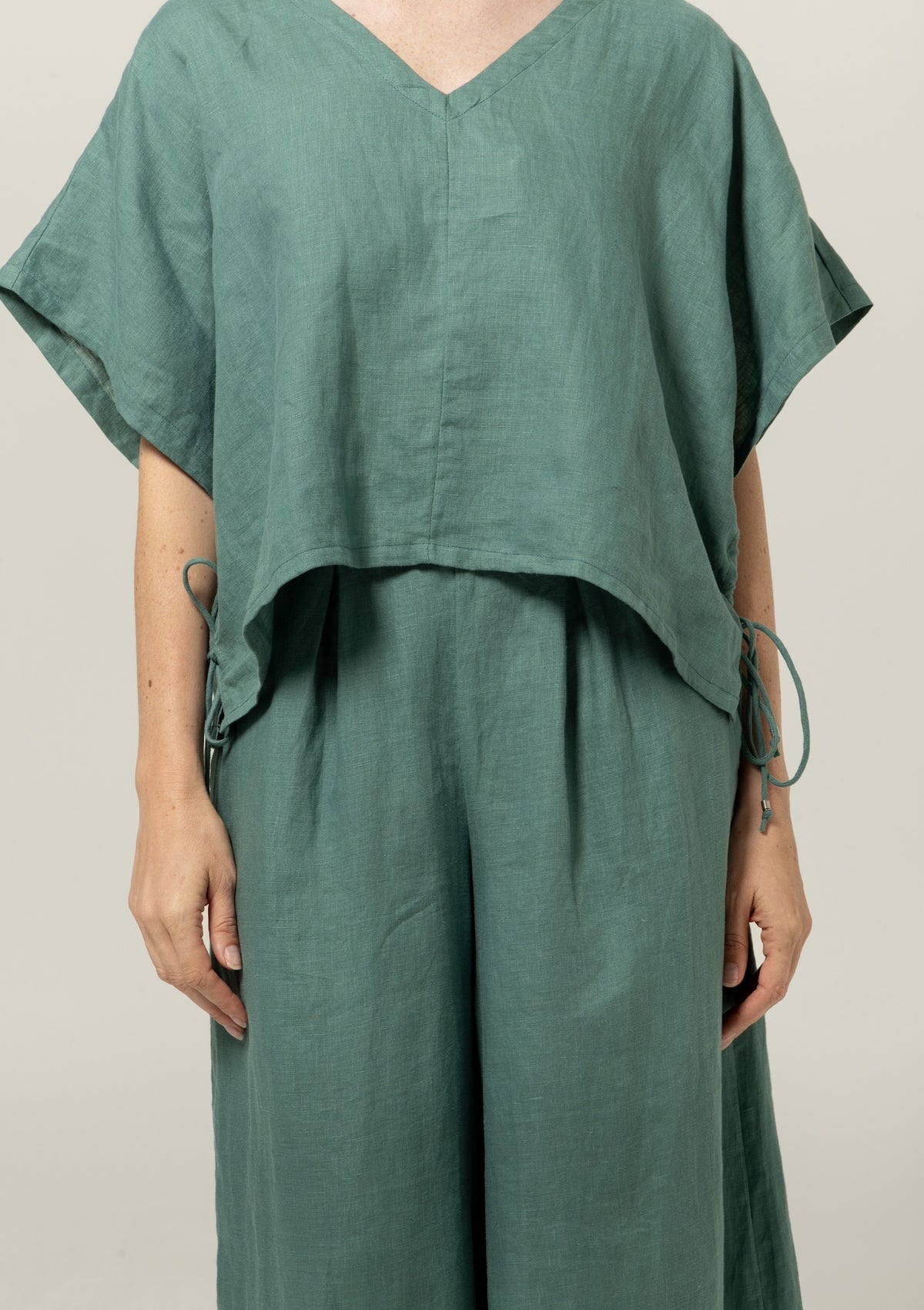 BEL KAZAN Isla Top in Seafoam