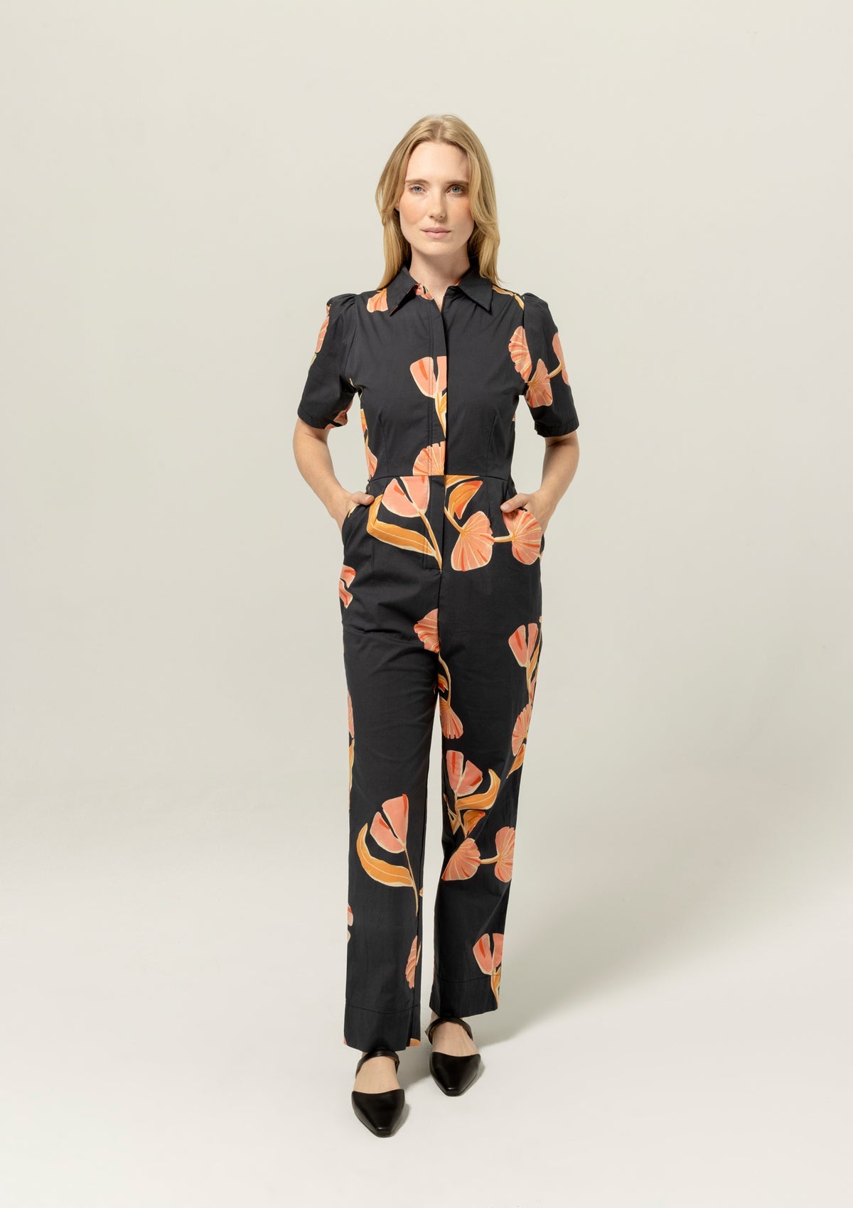 BEL KAZAN Kami Jumpsuit in Dahlia