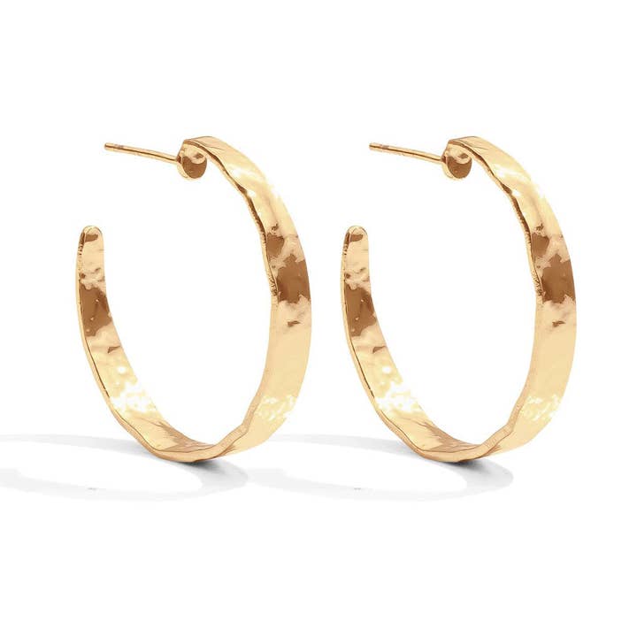 Splendid Iris Timeless High-Shine Hoop Earrings - Small