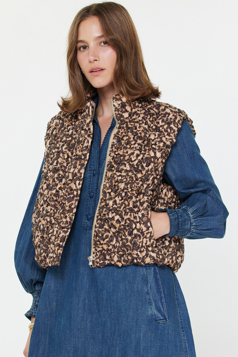NYLAND Delice Cropped Quilting Vest