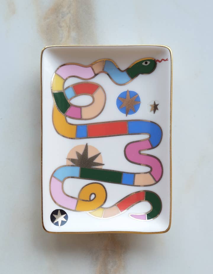 Idlewild Co. Porcelain Trinket Dish