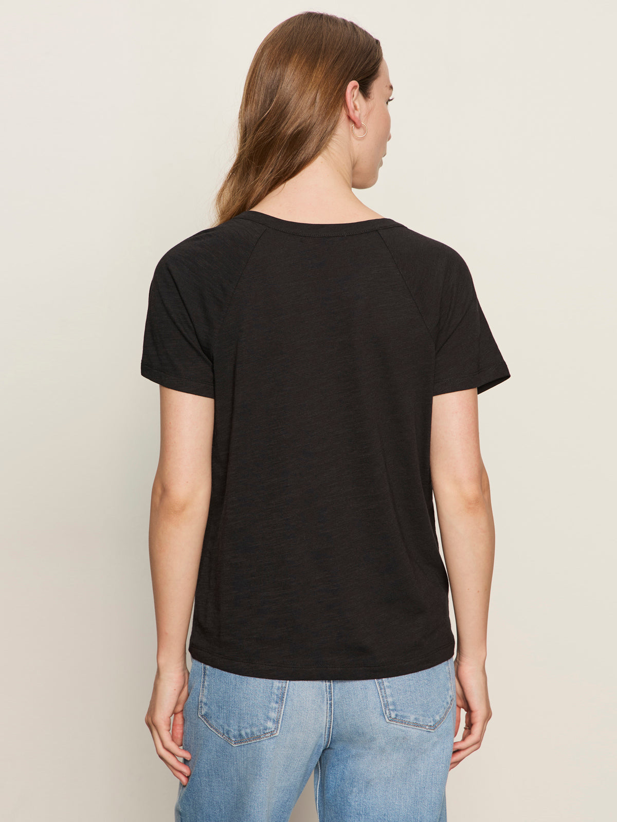 Sanctuary Notch Neck Tee black