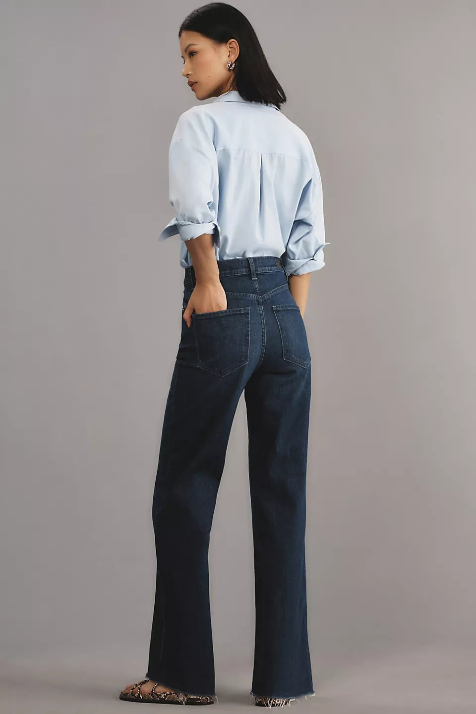 LE JEAN Column Trouser High Rise in Millie