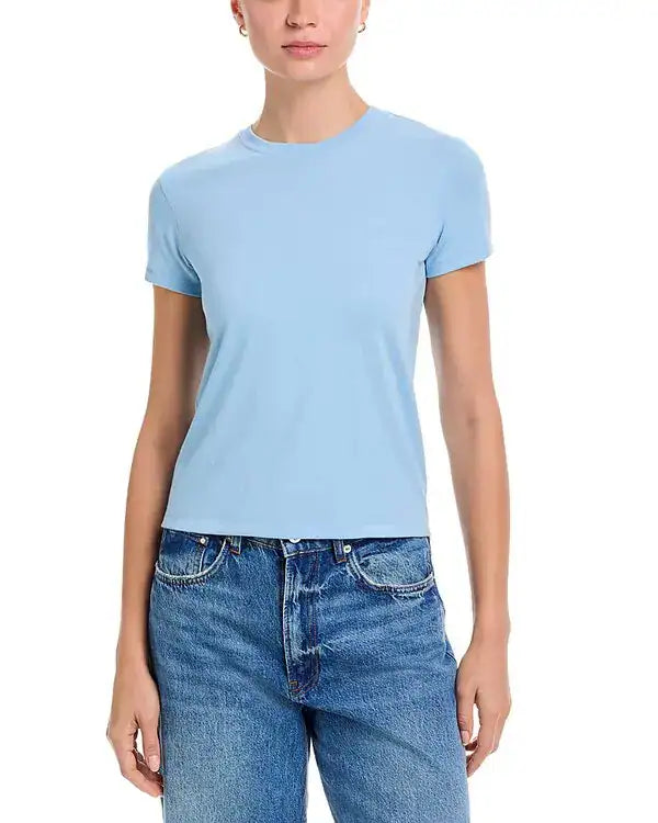 FRAME The Vintage Baby Tee Powder Blue
