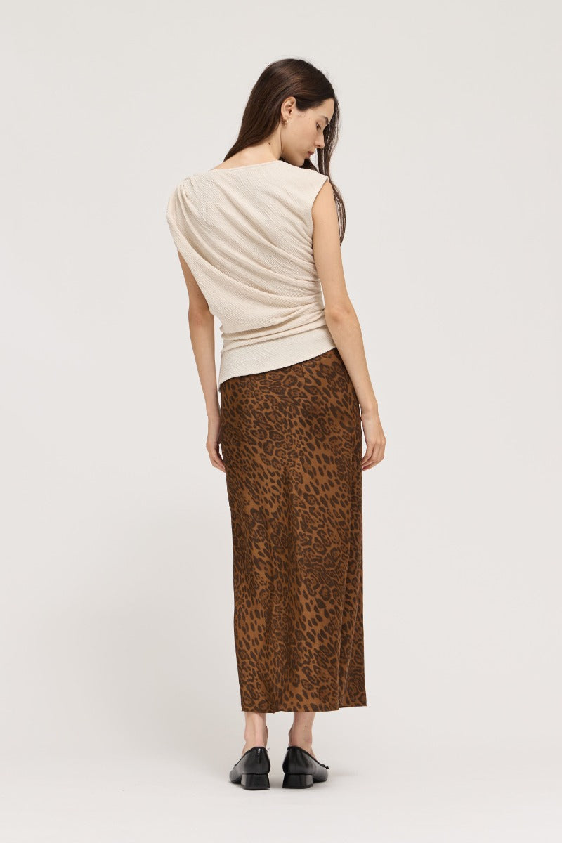 NYLAND Acacia Velvet Pleat Tank