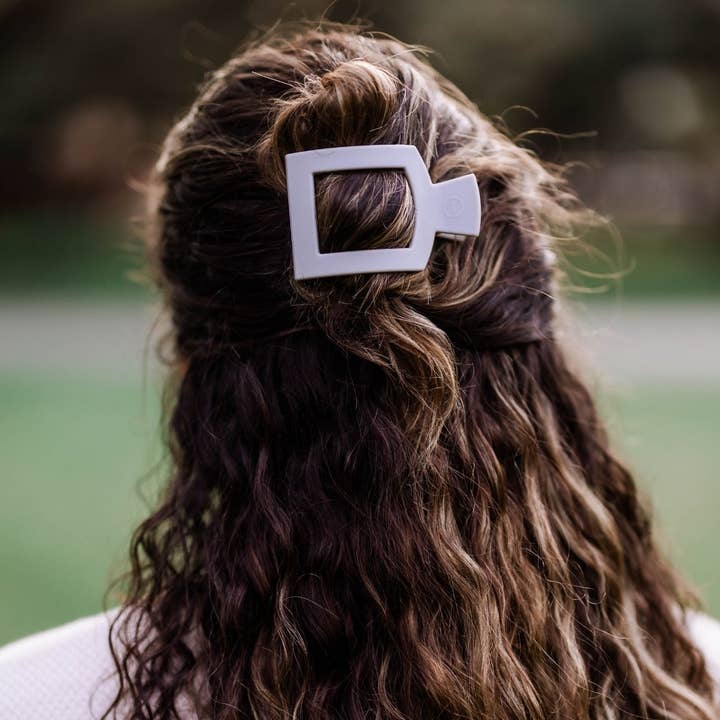 TELETIES Square Flat Hair Clip - Small