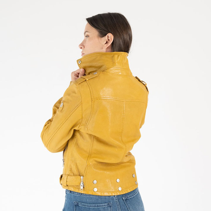 Mauritius Leather Wild 2 RF Jacket in Sunrise