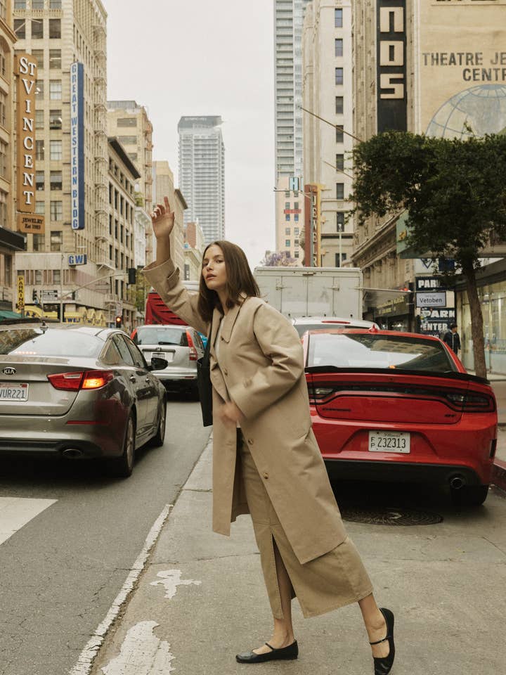 MOD REF The Serena Coat | Pointed Collar Trench