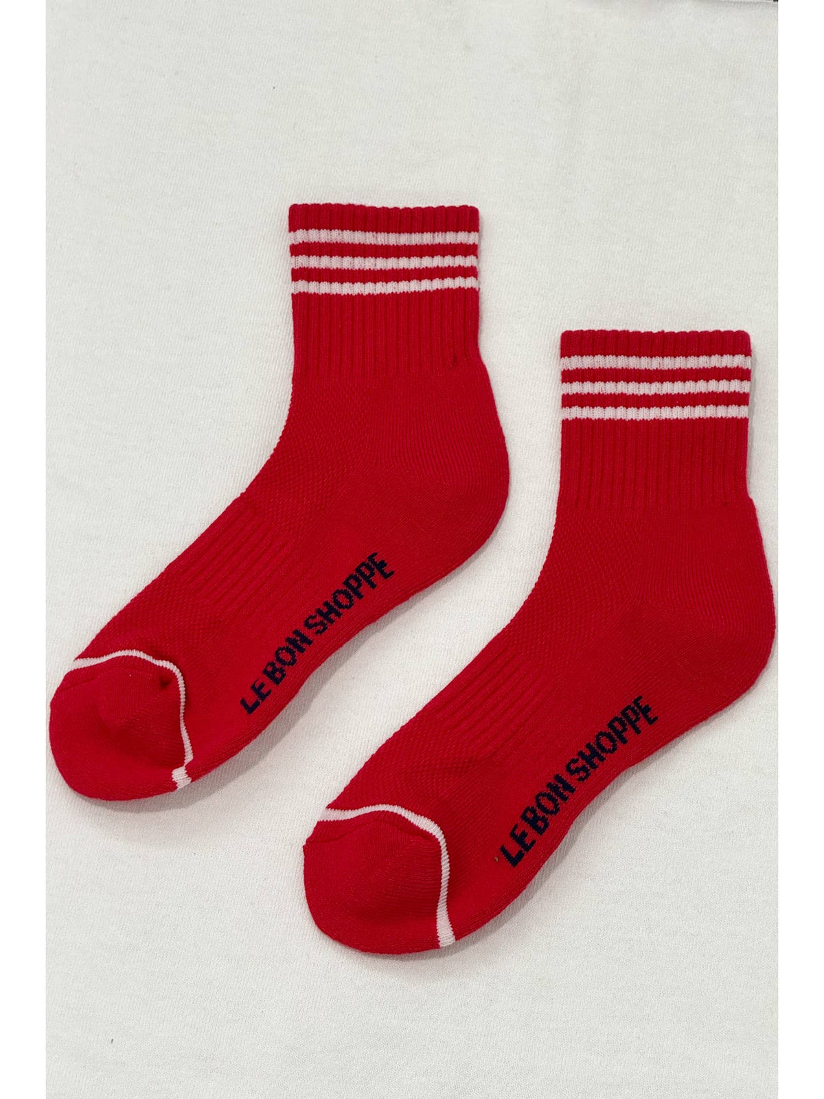 Le Bon Shoppe Girlfriend Socks Scarlet