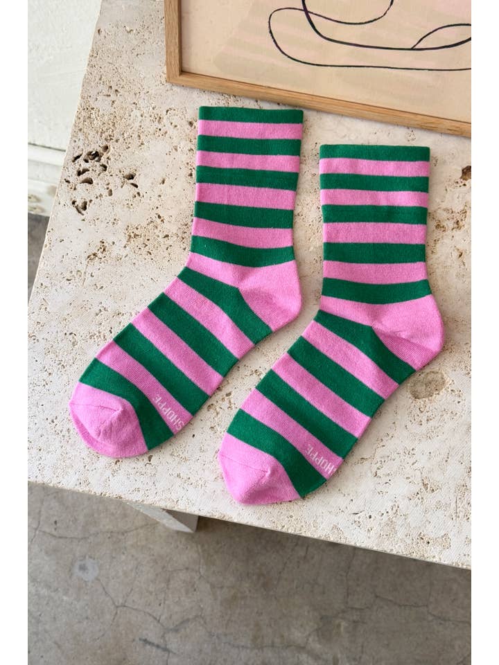 Le Bon Shoppe Wally Socks Wide Pink