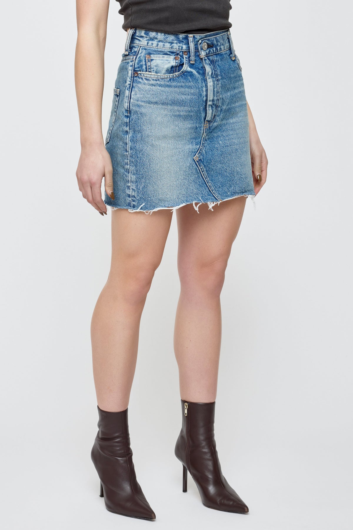 MOUSSY MV Thomoston Asymmetric Skirt