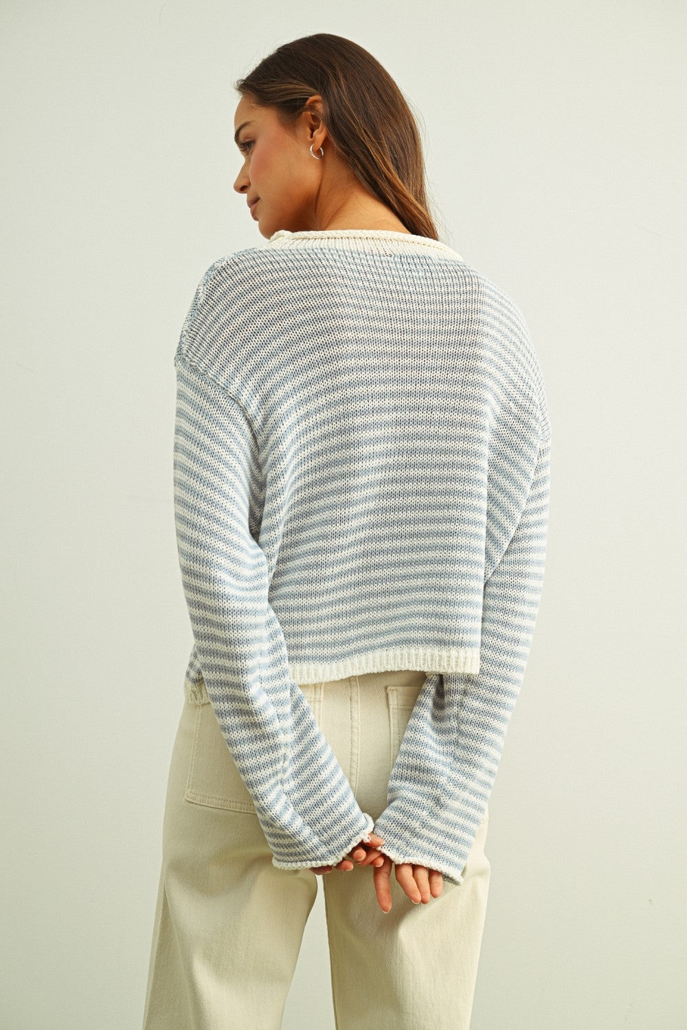 NYLAND Olliemae Striped Knit Cardigan