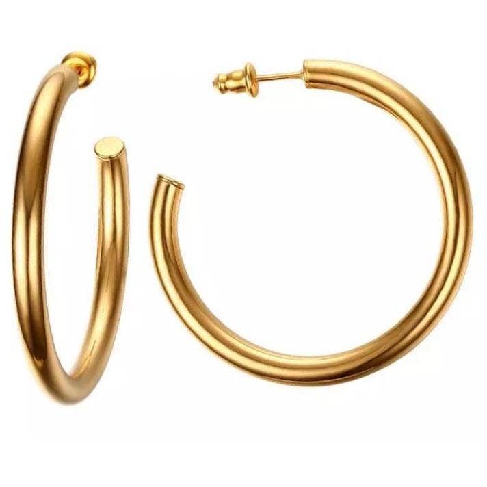 SAHIRA Clara Hoops Small - 1.4"