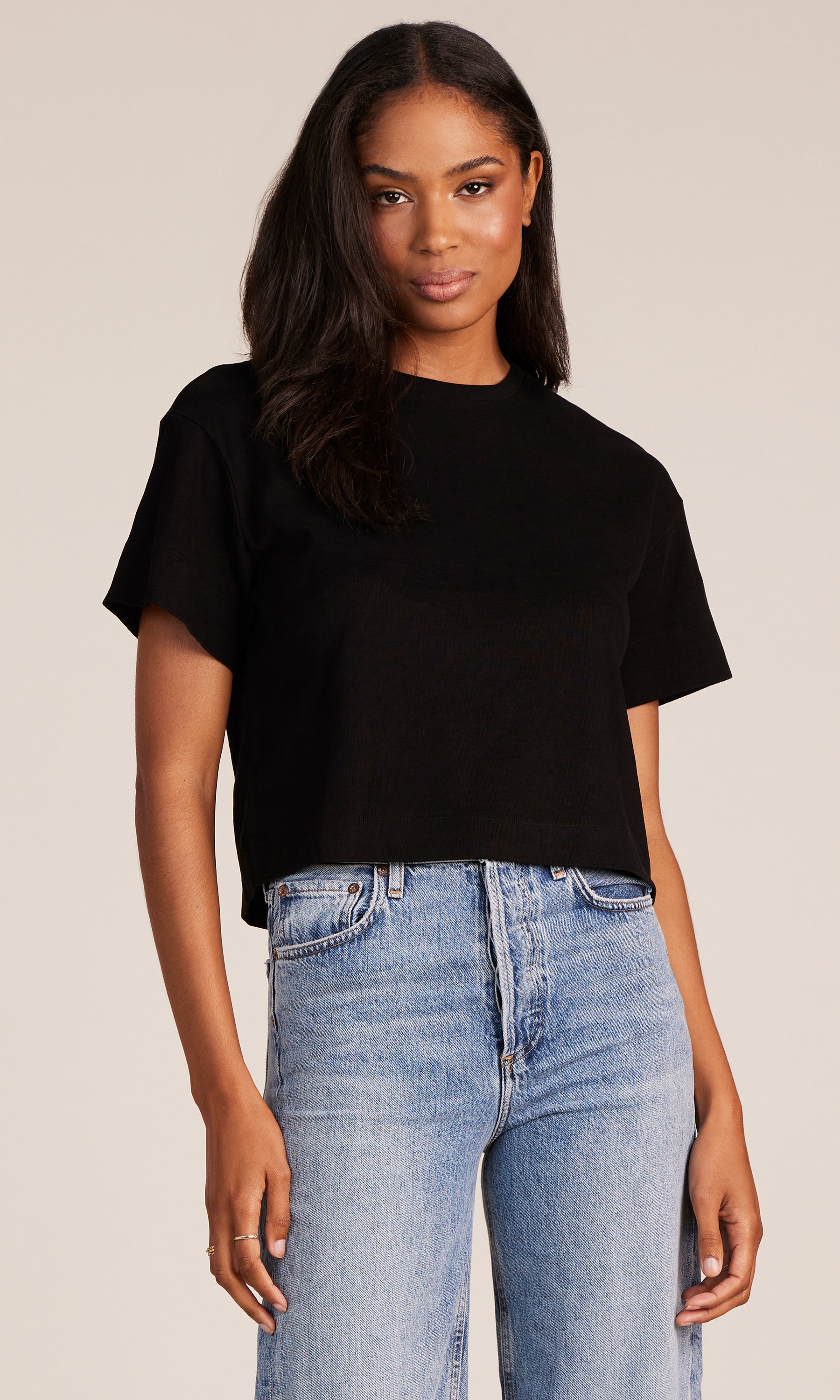 Bobi Boxy Tee Black