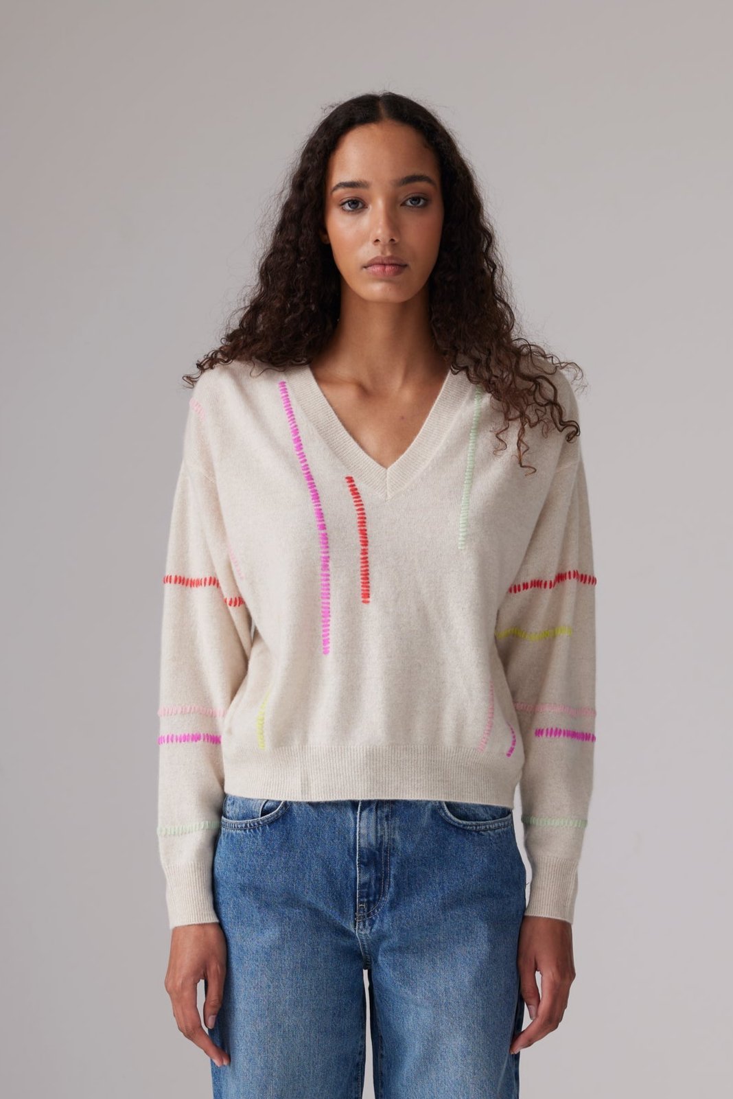 Colorush (C-RUSH) Pop Stitch Malibu V Cotton