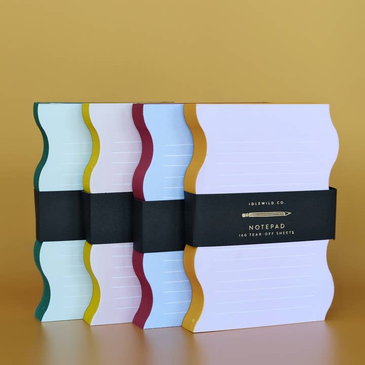 Idlewild Co. Wavy Shaped Notepad