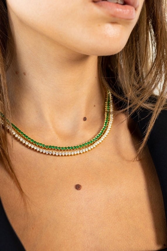 SAHIRA Melinda Tennis Necklace - 16"