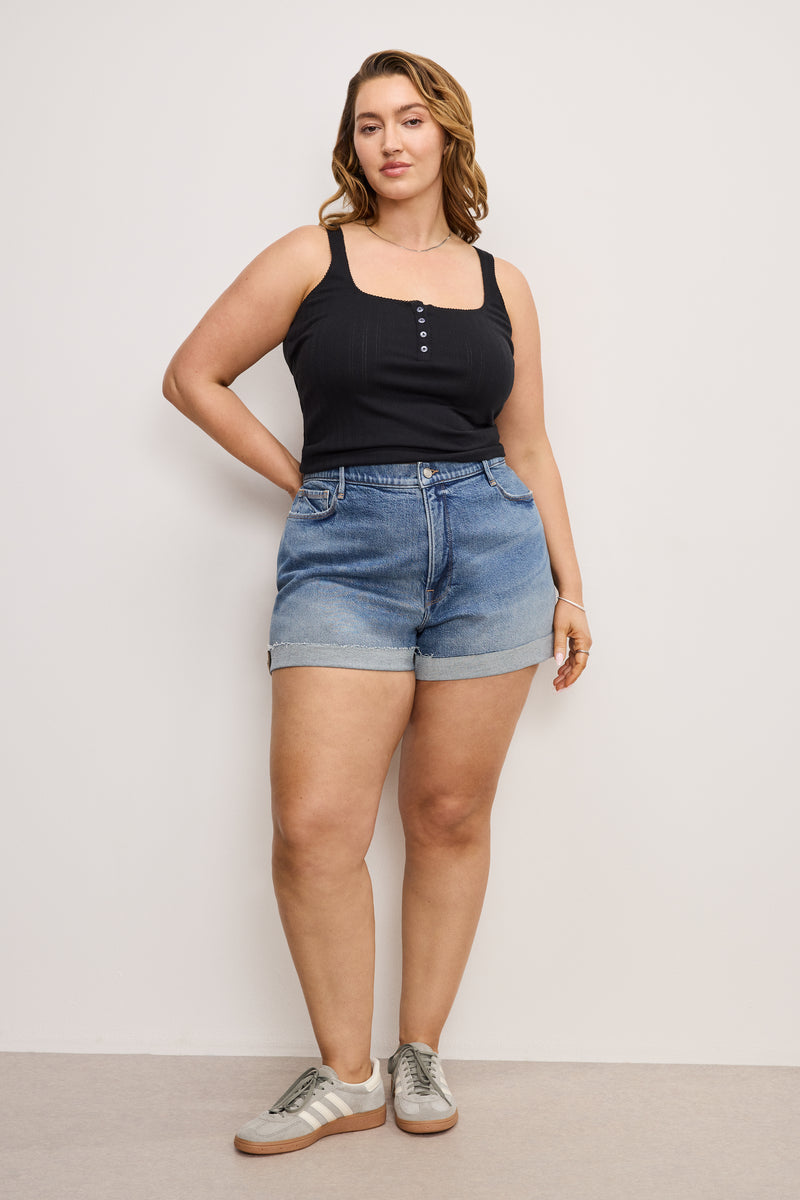 Good American Good Girlfriend Shorts