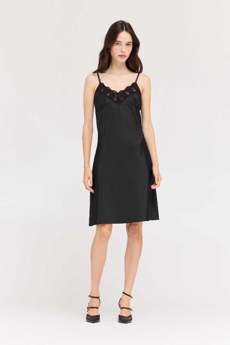 NYLAND Emilijah Vintage Lace Slip Dress
