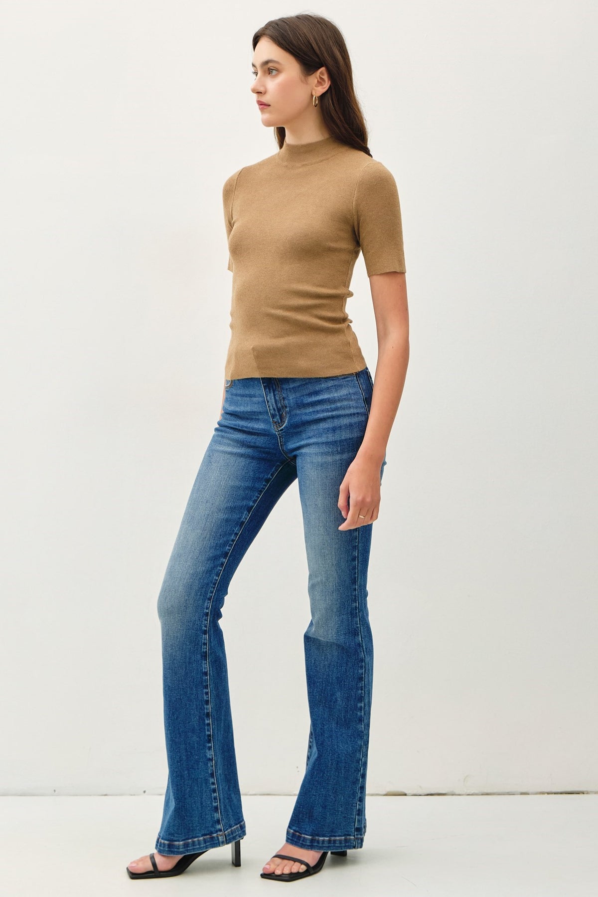 NYLAND Mable S/S Ribbed Sweater