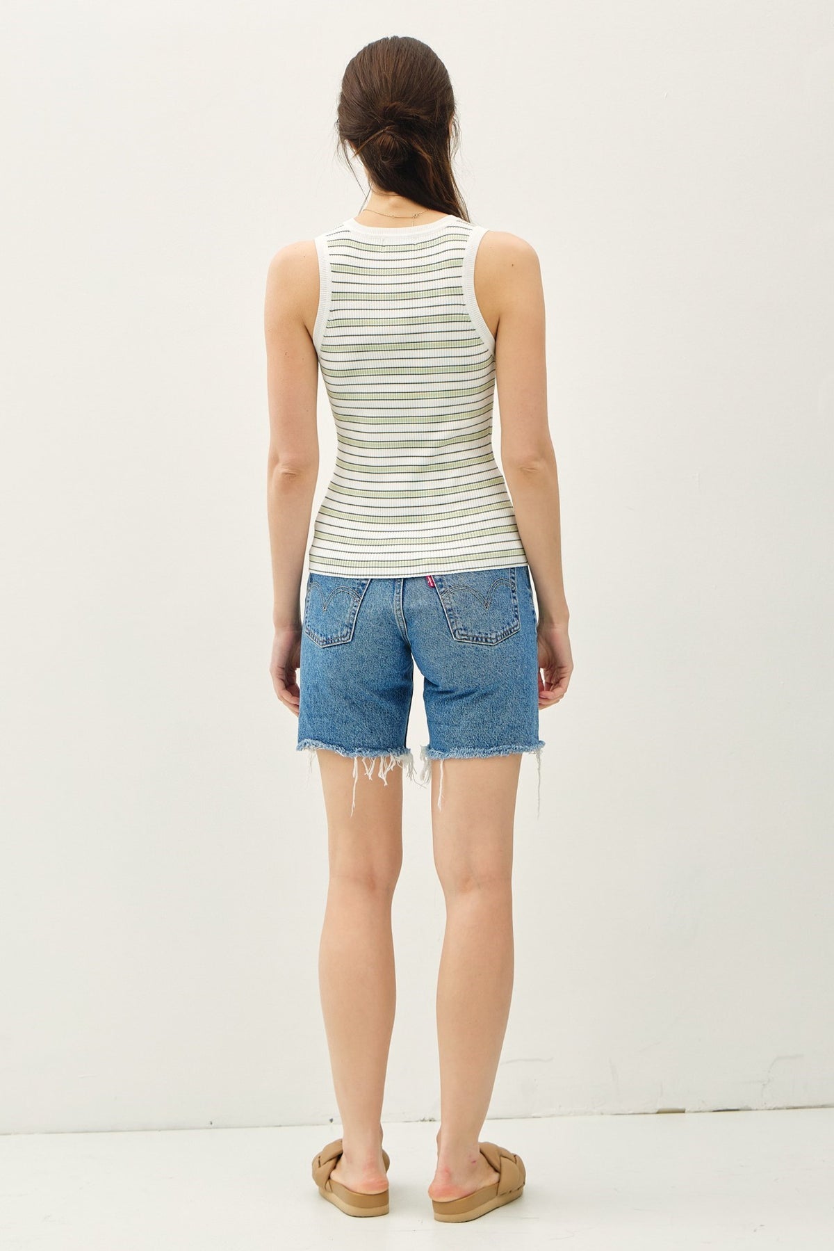 NYLAND Barb Stripe Ribbed Tank