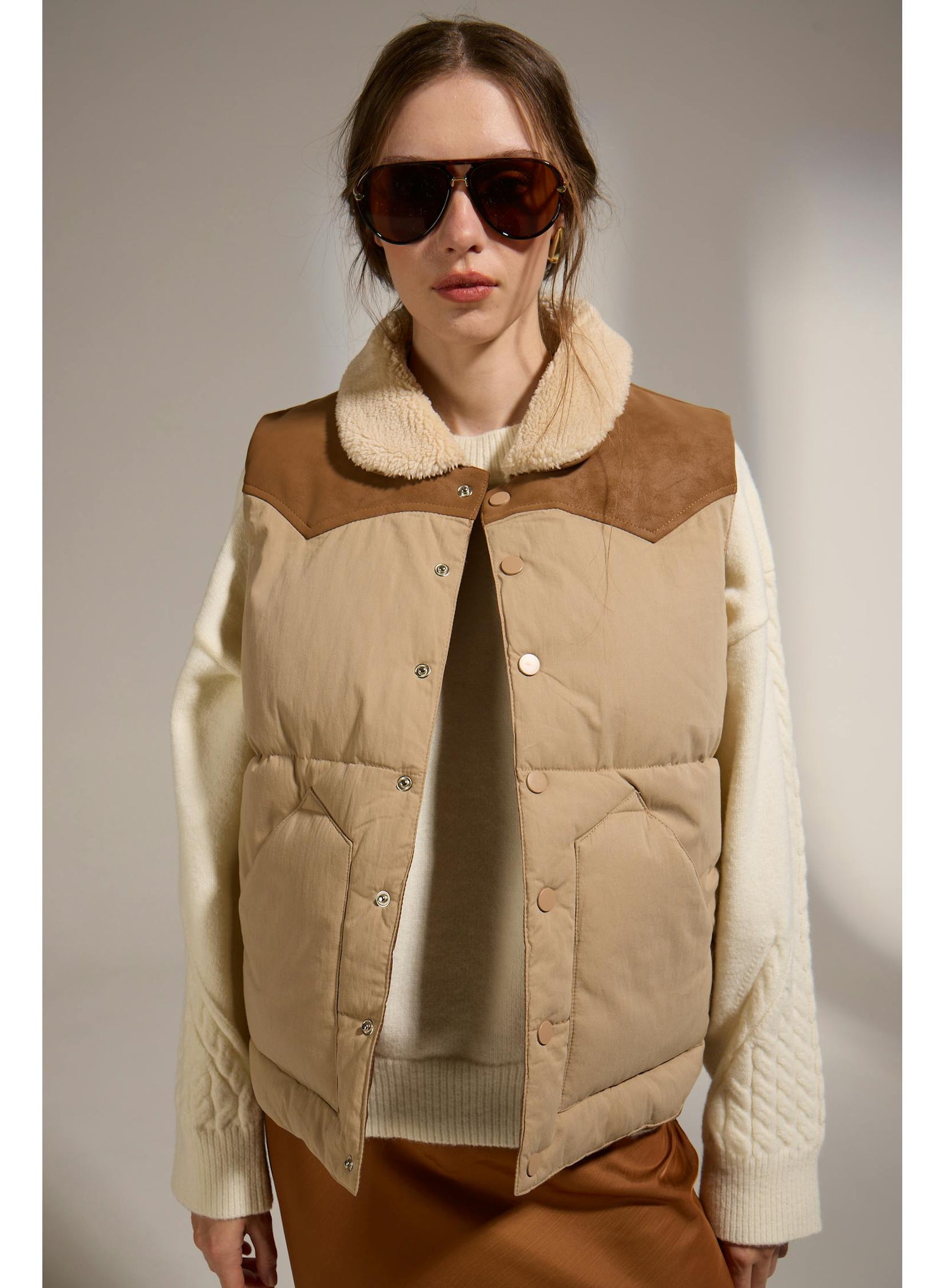 DELUC Morrison Combined Vest Camel