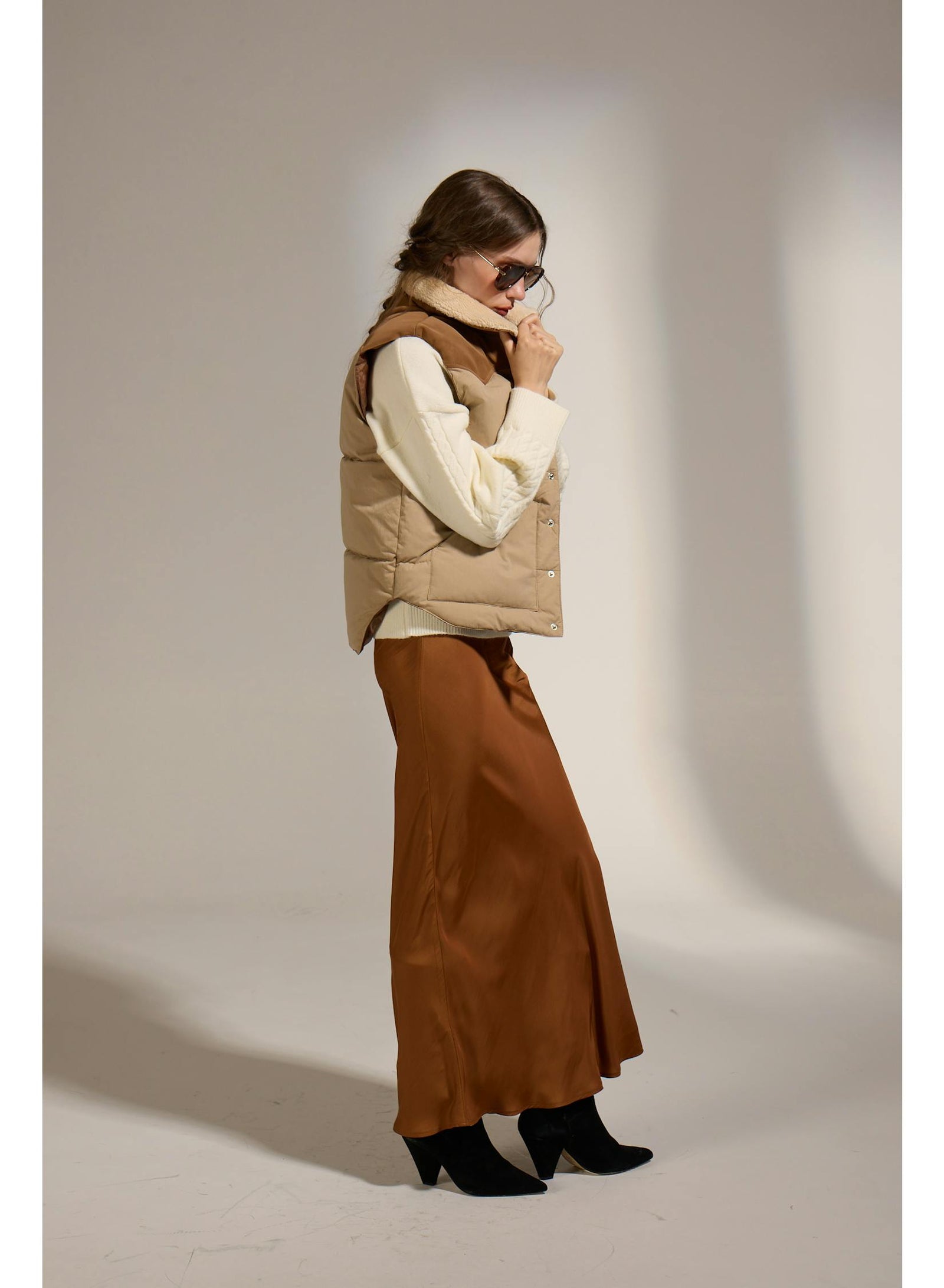 DELUC Morrison Combined Vest Camel