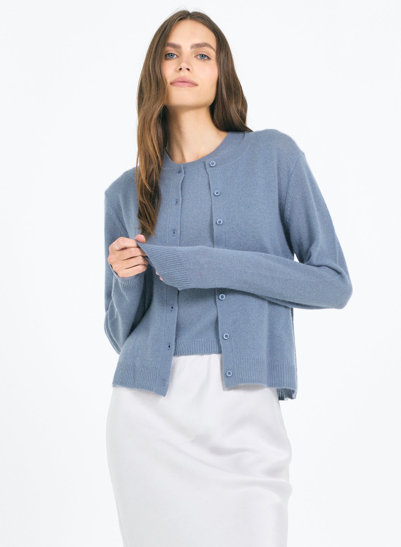 One Grey Day Forbes Cashmere Cardigan