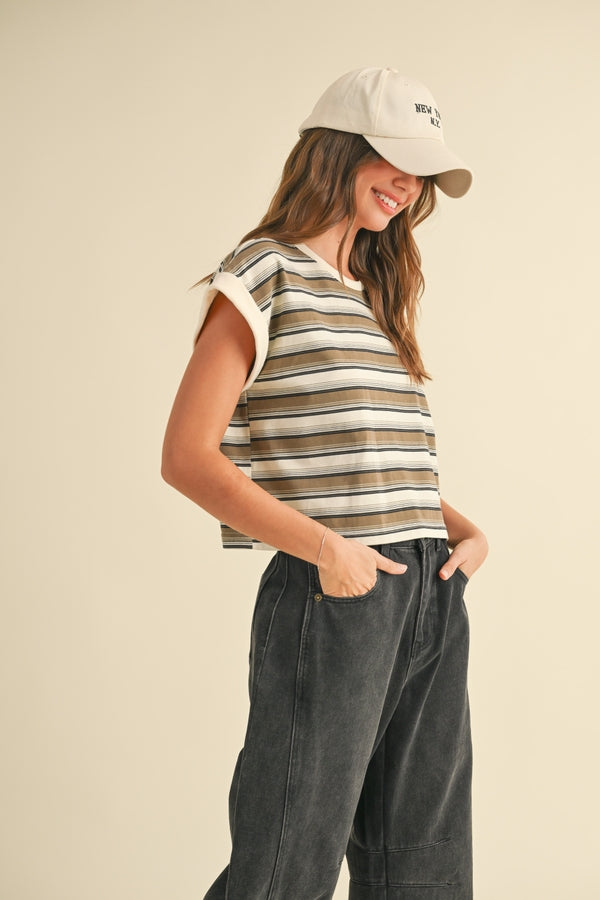 NYLAND Michaela Multi Striped T-Shirt