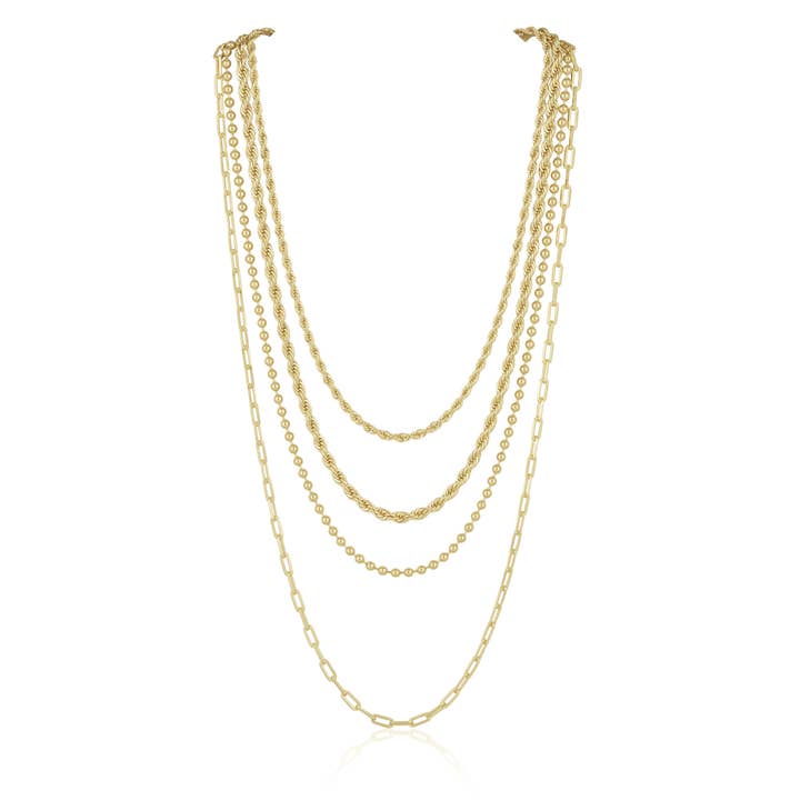 SAHIRA Callie Beaded Chain 16"