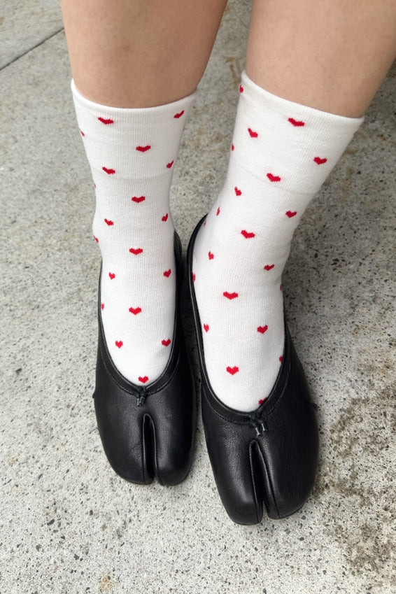 Le Bon Shoppe Heart Sneaker Socks