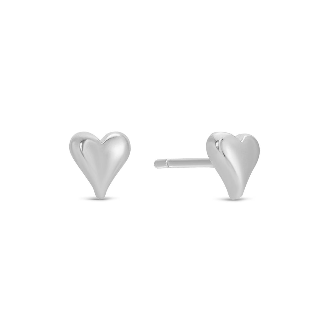 Splendid Iris Heart Velvet Stud Gift Set