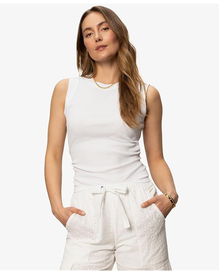 Sanctuary Ribbed Ruched Tank