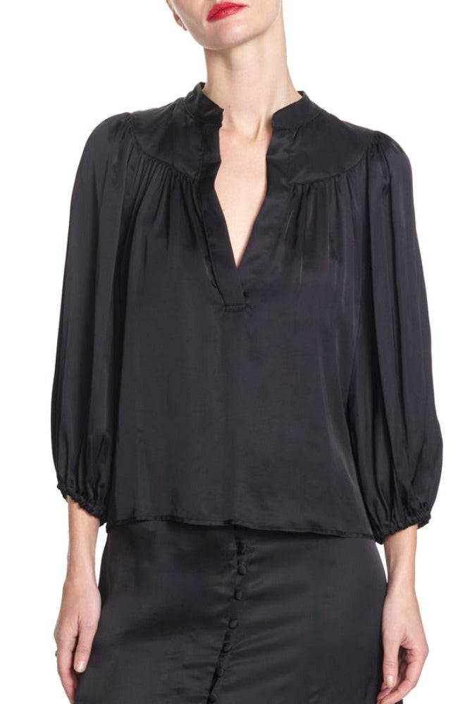 COREY LYNN CALTER Corinne Top Black